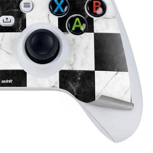 Checkered Marble Xbox Series S Controller Skin
